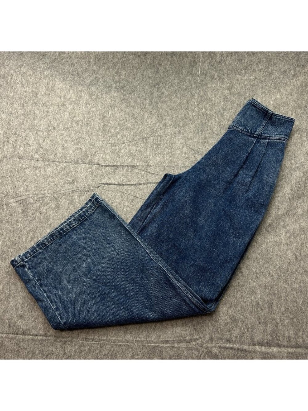JLuxLabel Legacy Pleated High Waist Wide Leg Jeans Women's Size Small Denim NWT
